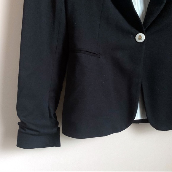 Zara• black classic blazer size small s - Picture 5 of 6